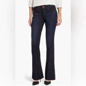 WIT & WISDOM Brittany ‘Ab’Solution Itty Bitty Bootcut Jeans Women's Dark Blue 4